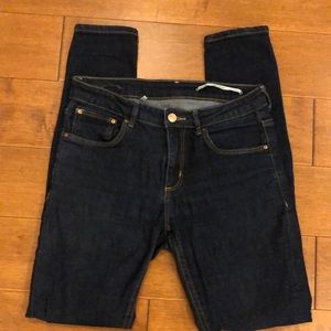 ZARA WOMAN Medium Rise Slim Fit Jeans Size USA 4